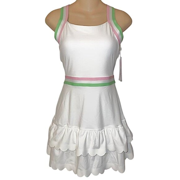 Lilly Pulitzer UPF 50+ Lollo Active Dress Set in Resort White NWT - Size X-Large - Picture 7 of 9